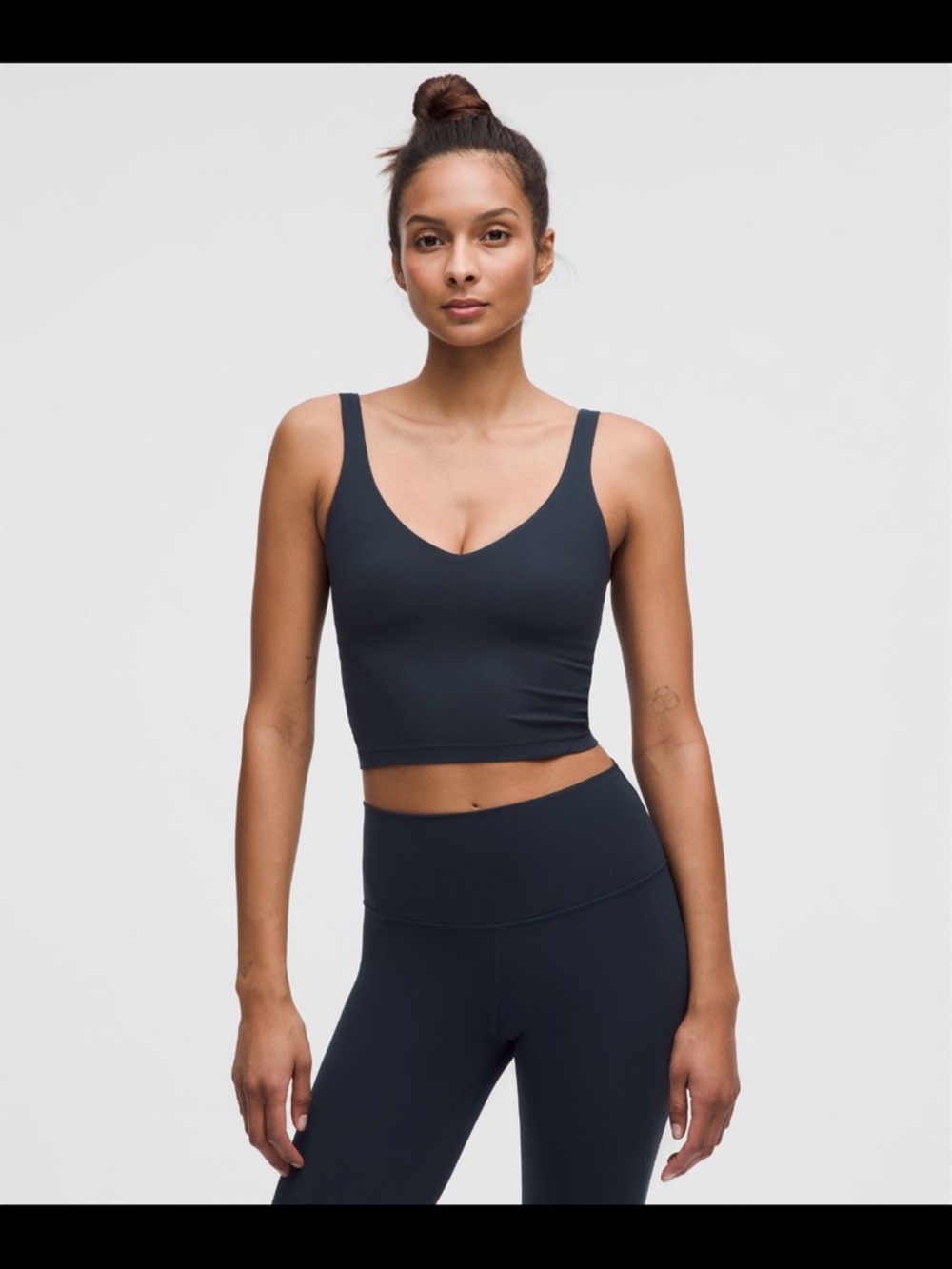 lululemon athletica Longline V-Neck Brami - Black